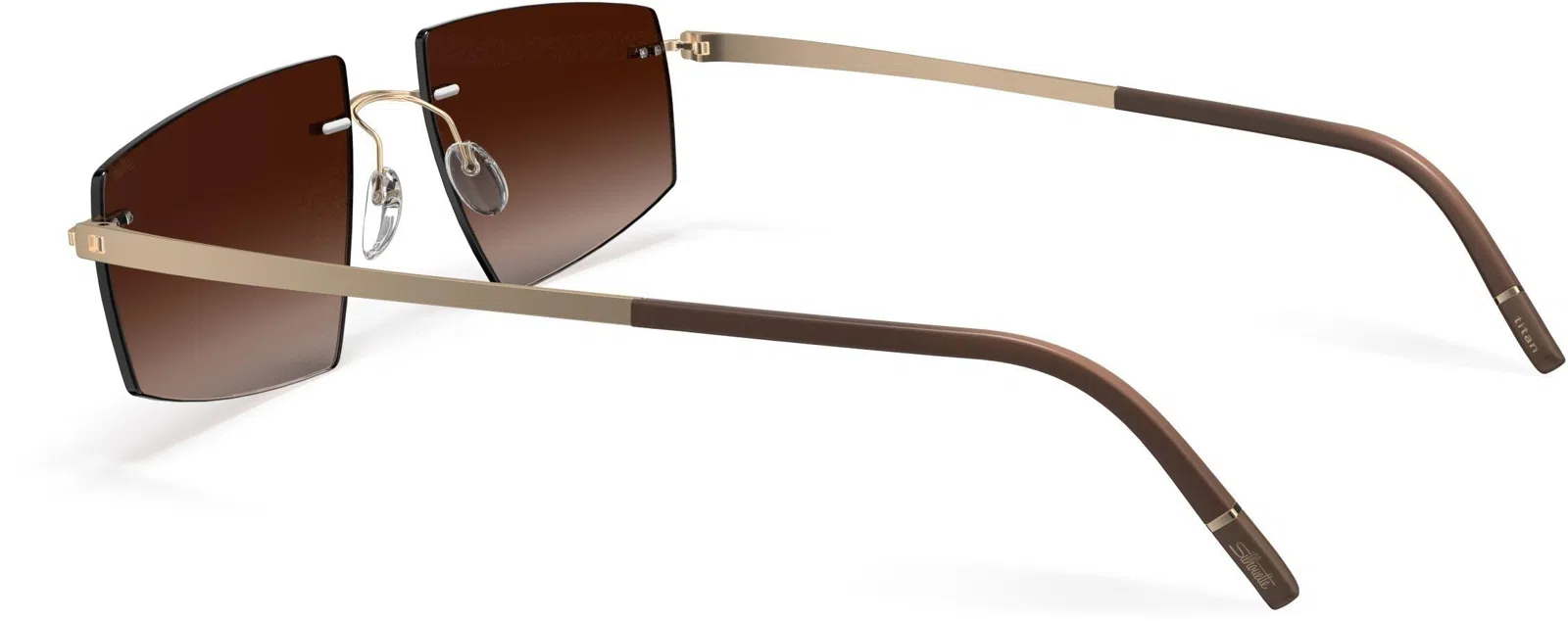 Silhouette Escondido Rimless 8747 Sunglasses - view 14